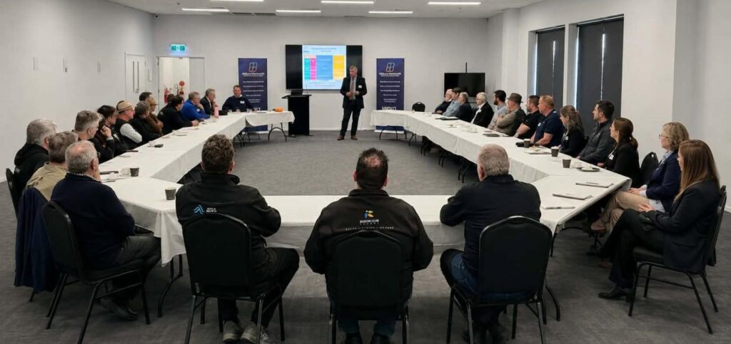 MWCCI members at a business breakfast and training session in the Mildura-Wentworth region